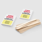 Noodevacuatie Brand Boor Huurder Lokaliseer teken Handwaaier (Niet-gemonteerd)