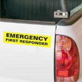NOODGEVALLEN BUMPERSTICKER (Op Truck)