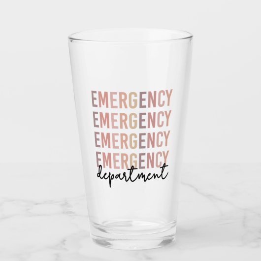 Noodhulpafdeling | ER Zuster | ER Tech Glas (Voorkant)
