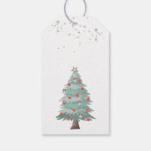 Noodkraker en kerstboom cadeaulabel (Achterkant)