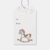 Noodkraker en kerstboom cadeaulabel (Achterkant)