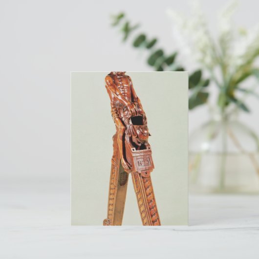 Noodkrakers in de vorm van een man briefkaart (Staand voorkant)