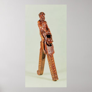 Noodkrakers in de vorm van een man poster