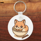 Noodle Fox Sleutelhanger (Voorkant)