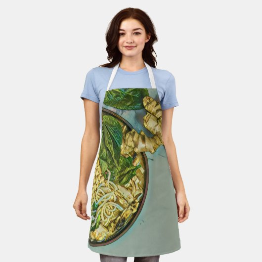 Noodle-mingeschenkje Schort (Gedragen)