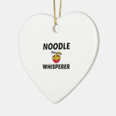 NOODLE WHISPERER KERAMISCH ORNAMENT (Links)