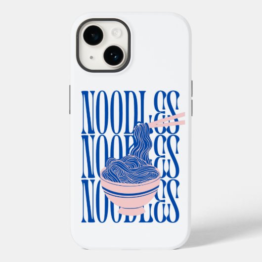 Noodles Creatieve Kunst Case-Mate iPhone Case (Achterkant)