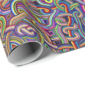 Noodles Maze Design Cadeaupapier (Rol Hoek)