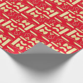 Noodles Pasta Kind 1e verjaardag Italiaanse Cadeaupapier (Hoek)