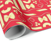 Noodles Pasta Kind 1e verjaardag Italiaanse Cadeaupapier (Rol Hoek)