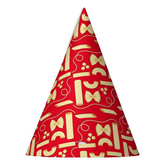 Noodles Pasta Kind 1e verjaardag Italiaanse Feesthoedjes (Links)