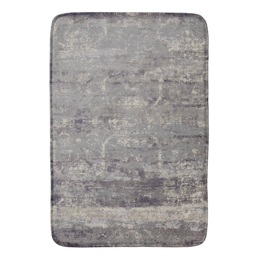 Noodlijdend Abstract Antiek Beige Grijs Badmat (Voorkant Verticaal)