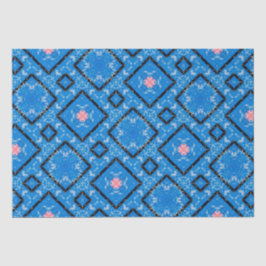 Noodlijdend Blauw Zwart Roze Diamant Tissue Papier