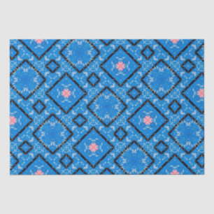 Noodlijdend Blauw Zwart Roze Diamant Tissue Papier