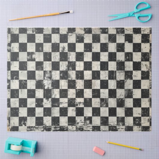 Noodlijdend geruit papier (Craft)