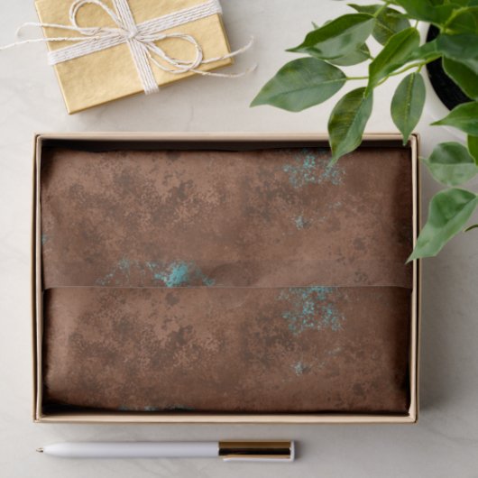 Noodlijdend Patina Koper Weefseldocument Tissuepapier (Geschenk)