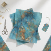 Noodlijdend Patina Koper  Weefseldocument Tissuepapier