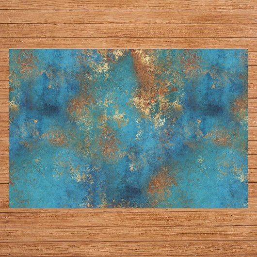 Noodlijdend Patina Koper Weefseldocument Tissuepapier