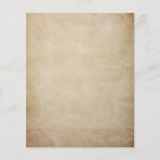 Noodlijdend Rustiek Bruin Bruiloft Receptie Diner (Achterkant)