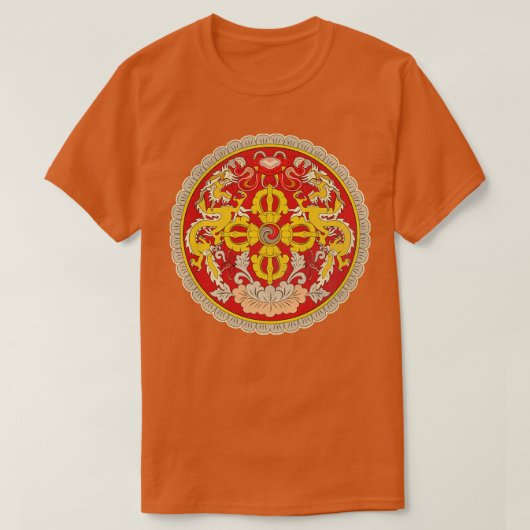 noodlijdend wapen van Bhutan T-shirt (Design voorkant)