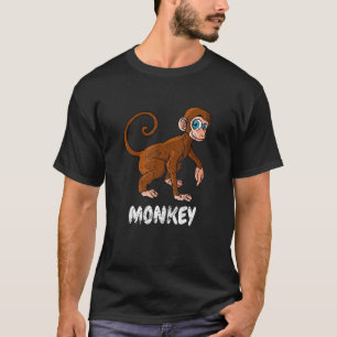 Noodlijdende Aap Dier Enthousiasten Jongens Meisje T-shirt