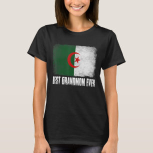 Noodlijdende Algerije Vlag Beste Grootmoeder Ooit T-shirt