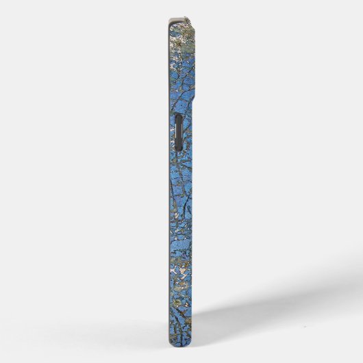 Noodlijdende blauwe verf textuur Case-Mate iPhone case (Achterkant / Rechts)