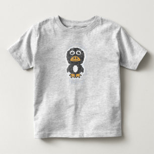 Noodlijdende Cartoon Pinguïn 4 Kinder Shirts
