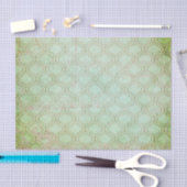 Noodlijdende Groene Art Deco Tissuepapier (Craft)