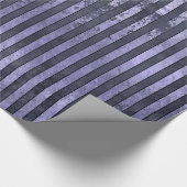 Noodlijdende Grunge Paarse en Zwart Cadeaupapier (Hoek)