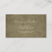 Noodlijdende Grunge Simple Visitekaartje (Achterkant)