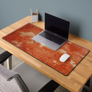 Noodlijdende Grunge Terracotta Paint Loft Decor Ko Bureaumat