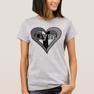 Noodlijdende Gym Hart T-shirt
