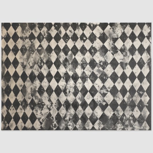 Noodlijdende Harlequin Tissuepapier (Voorkant)