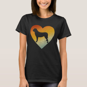 Noodlijdende hart Retro Style Mannen Vrouwen Masti T-shirt