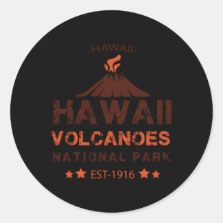 Noodlijdende Hawaii Volcanoes National Park Ronde Sticker