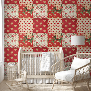  Noodlijdende Look  Shabby Chic Floral Behang