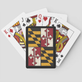 Noodlijdende Maryland State vlag Poker Speelkaarte Pokerkaarten