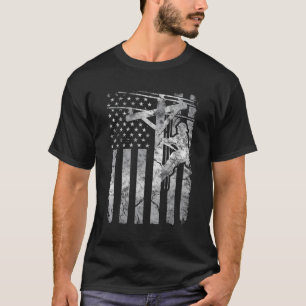 Noodlijdende Patriottische Elektrische Kabellijn A T-shirt