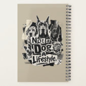 Noodlijdende Printer Great Dane Statement  Planner (Achterkant)