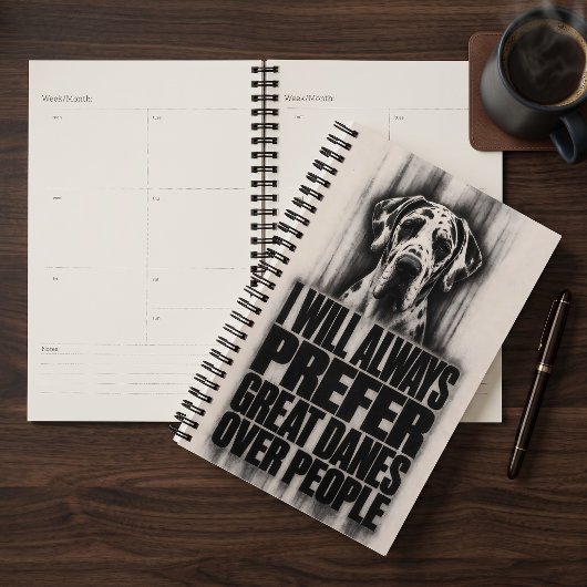 Noodlijdende Printer Great Dane Statement  Planner