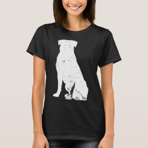 Noodlijdende Retro Mama Rottweiler Day Pet D T-shirt