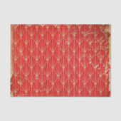 Noodlijdende Rode Art Deco Tissuepapier (Voorkant)