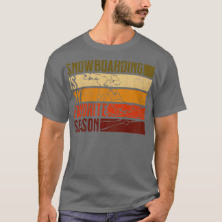 Noodlijdende snowboarden is mijn favoriete Zee T-shirt