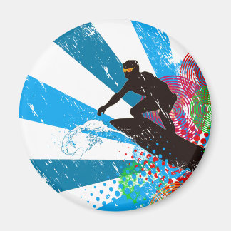 Noodlijdende Surfer Paradise Magnet Magneet