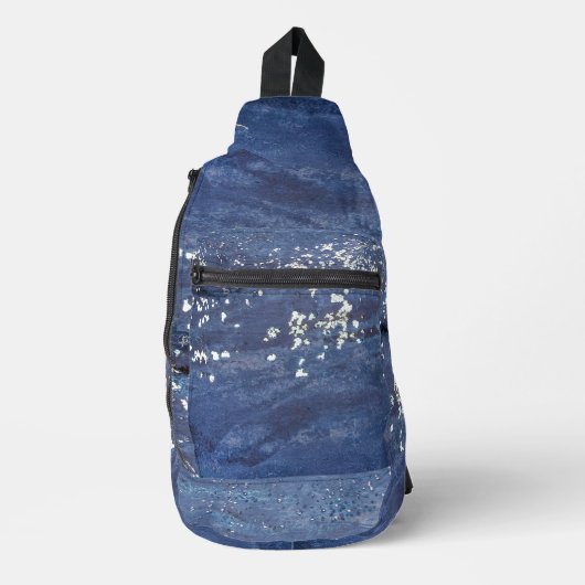 Noodlijdende verf Abstract Sling Bag (Voorkant)