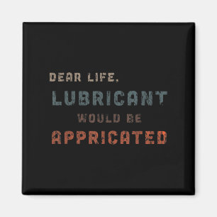 Noodlijdende vintage Dear Life glijmiddel zou Ap z Magneet