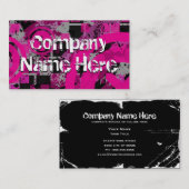 noodlottig visitekaartje (Voorkant / Achterkant)