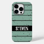 noodlottige groene zonsondergang Case-Mate iPhone case (Achterkant)