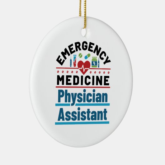 Noodmedicijnassistent Keramisch Ornament (Rechts)